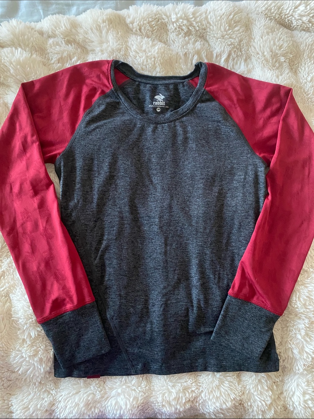 Rabbit EZ tee perf long sleeve shirt SM